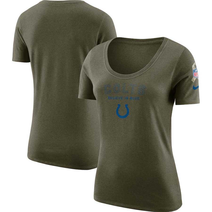 Women Indianapolis Colts Nike Salute to Service Legend Scoop Neck T-Shirt Olive,We sell and wholesale Women Indianapolis Colts Nike Salute to Service Legend Scoop Neck T-Shirt Olive on line form chian!
